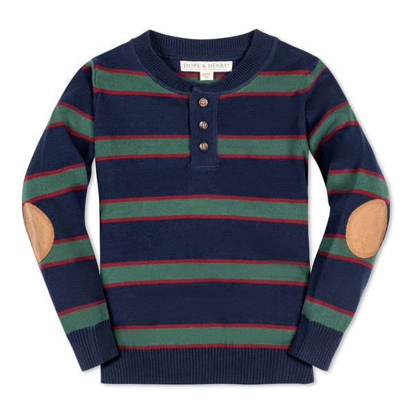 organic-sweater-henley-with-elbow-patches-baby Hope & Henry - Sophia's StyleSweaters-1